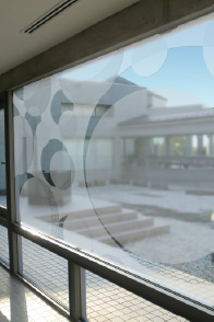 クリアインクでスリガラス風